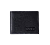Mens Leather Wallet from Rydal in 'Black'.