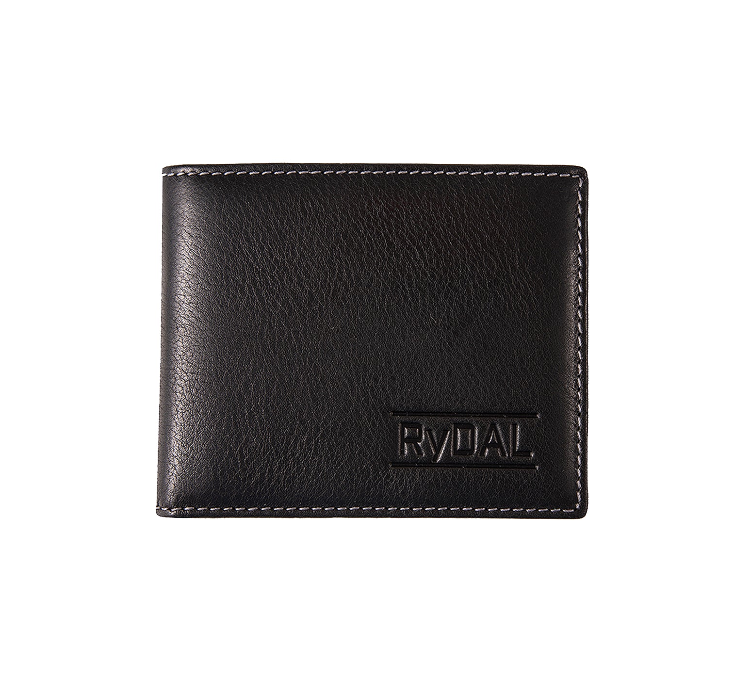 Mens Leather Wallet with Coin Pocket from Rydal in 'Black'.